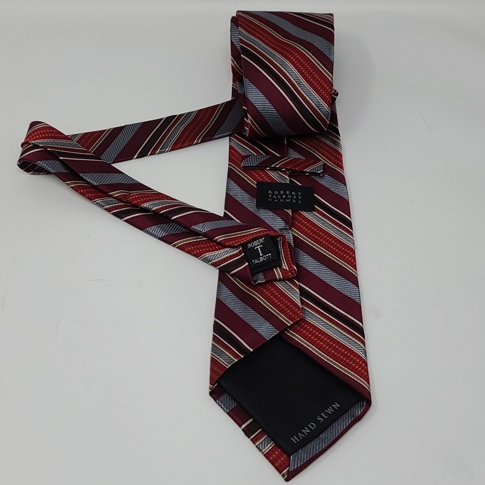 Robert Talbott Carmel Multicolor Striped Tie 58" - image 3